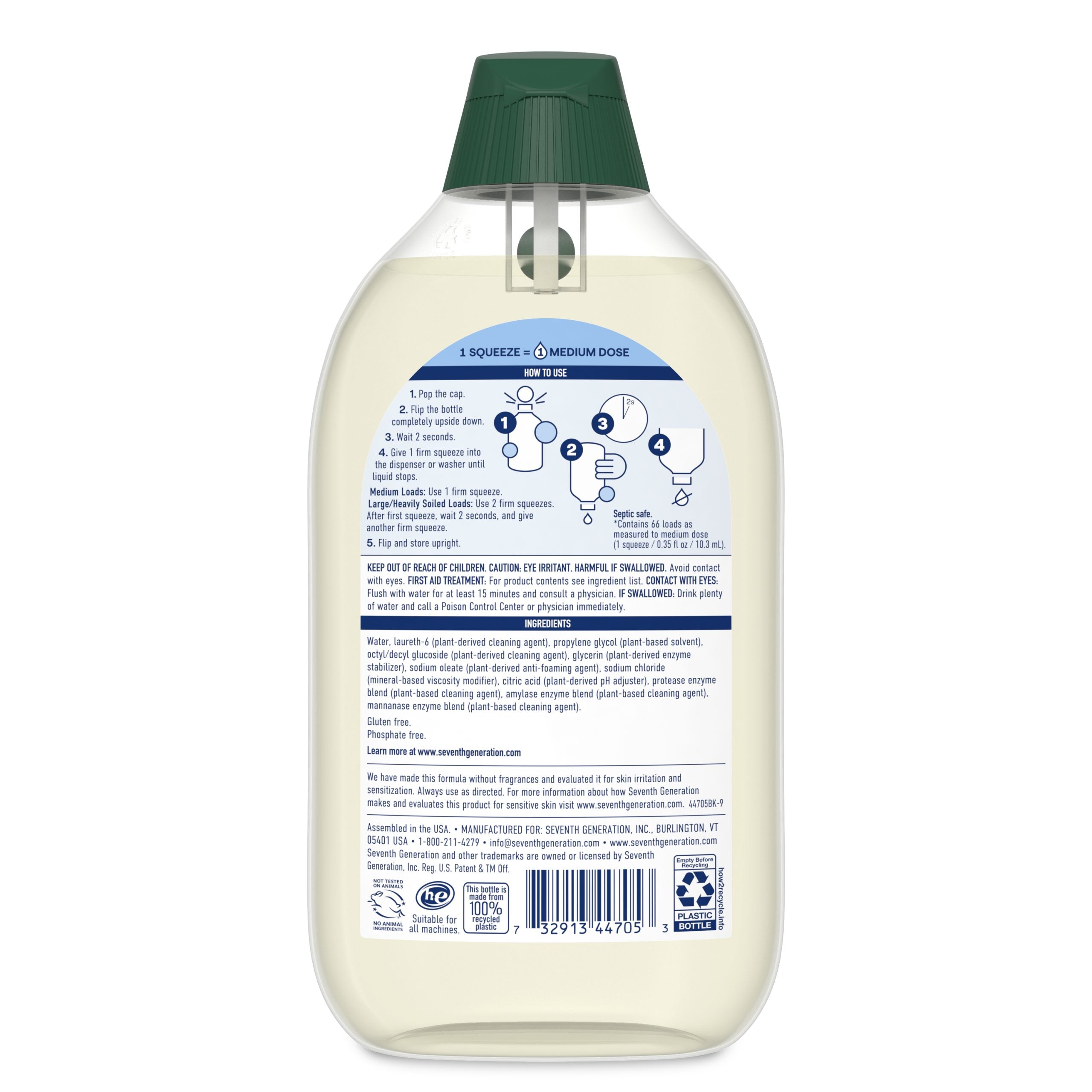 EasyDose™ Ultra Concentrated Laundry Detergent - Free & Clear