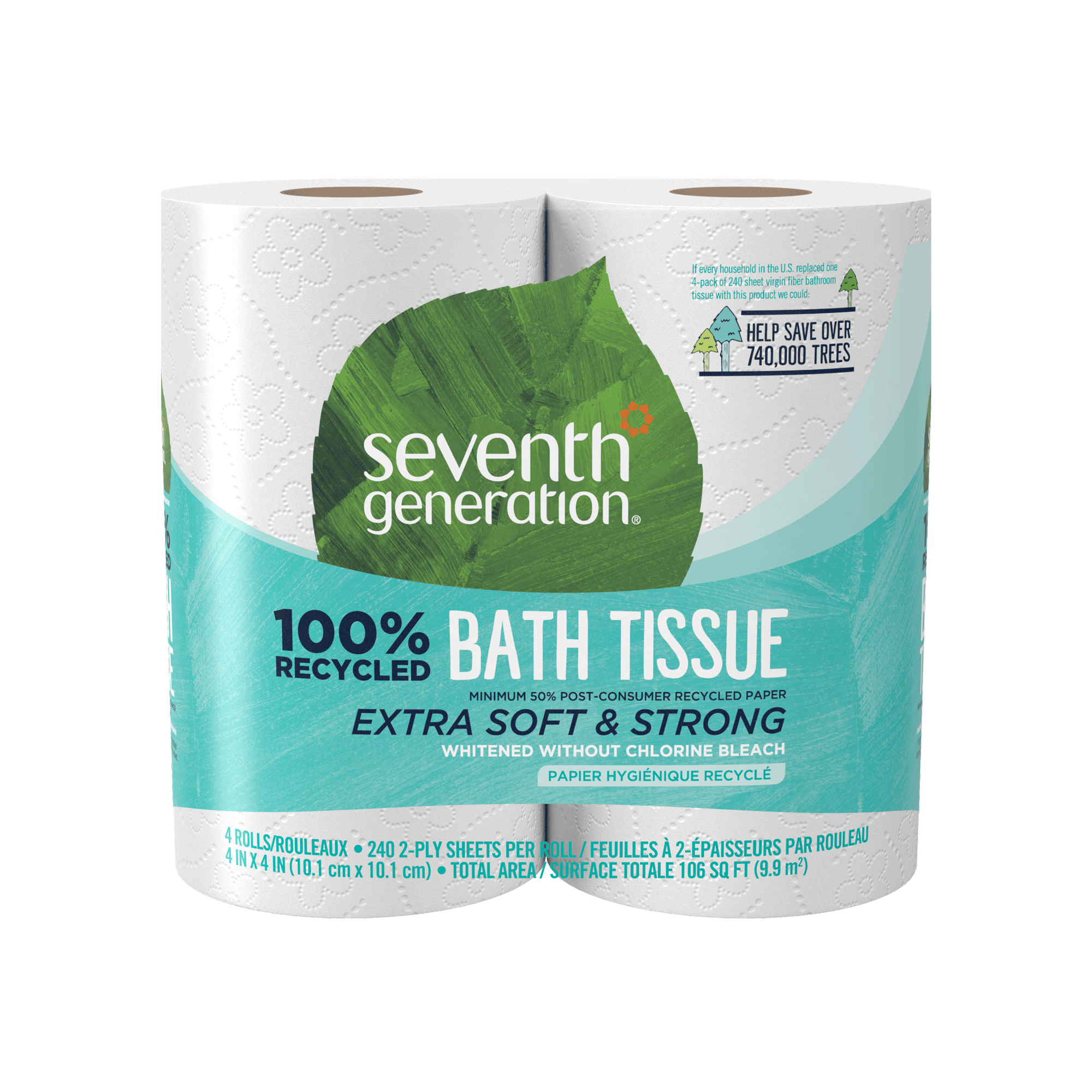 100% Recycled Bathroom Tissue 2-ply