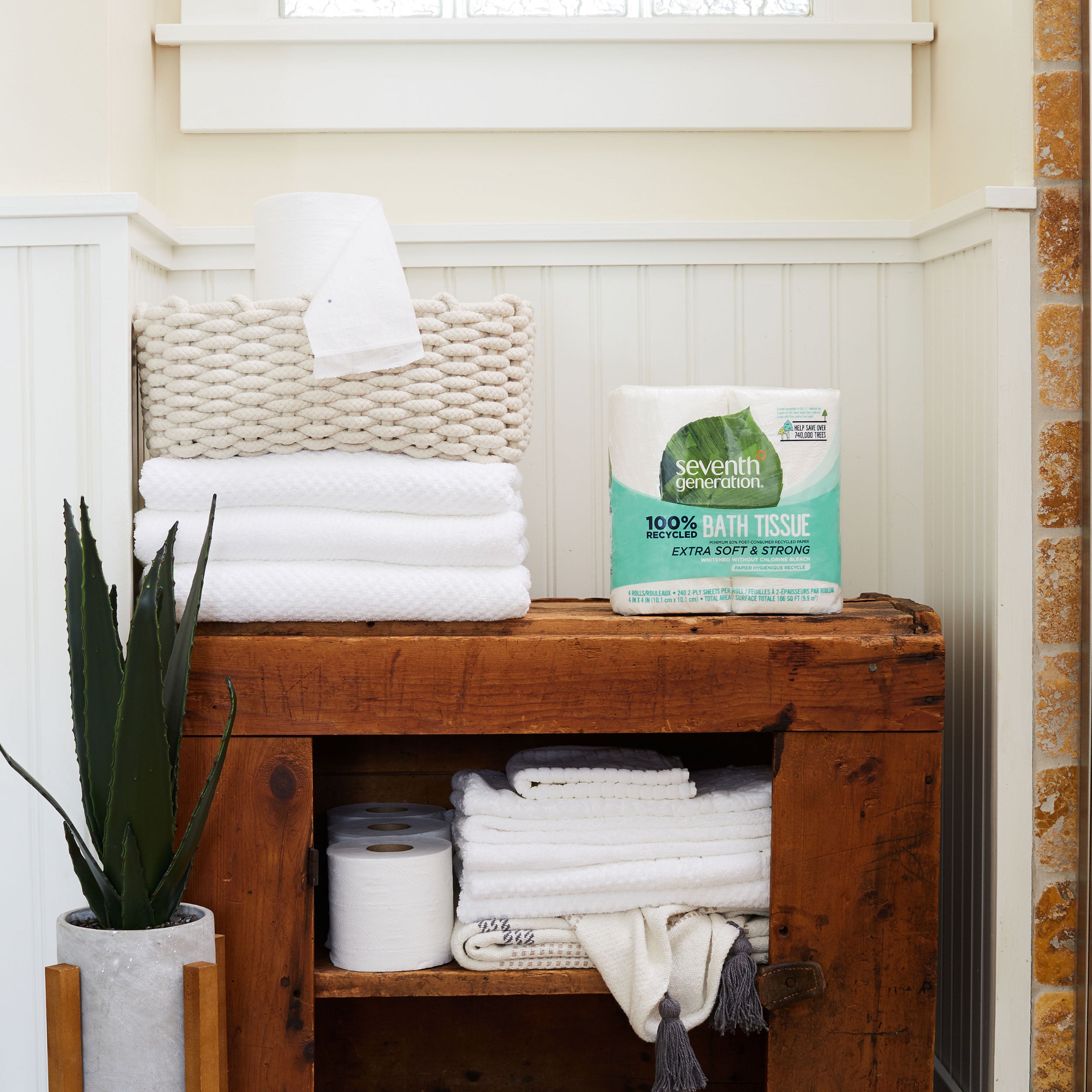 100% Recycled Bathroom Tissue 2-ply