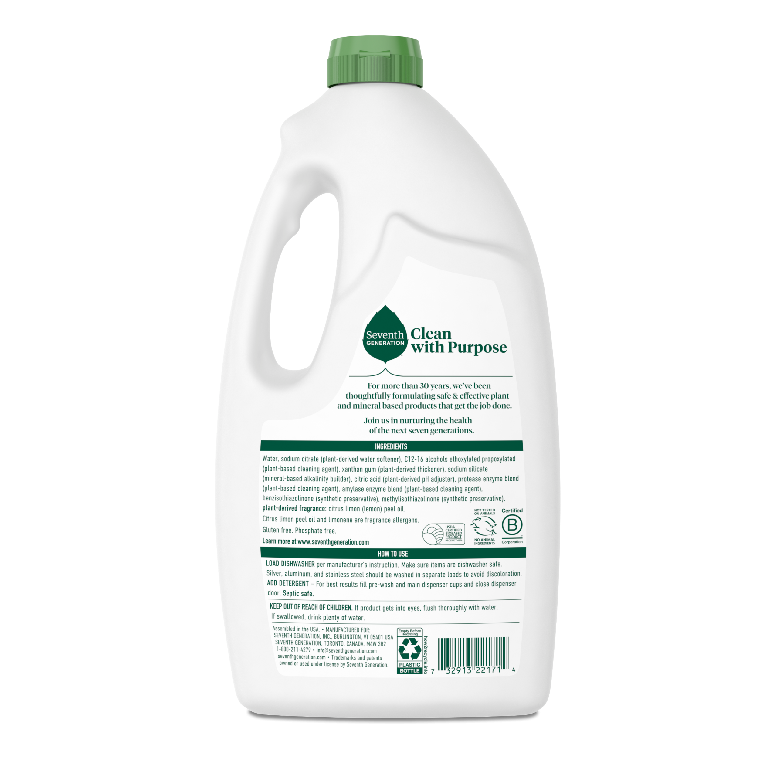 Dishwasher Detergent Gel - Lemon