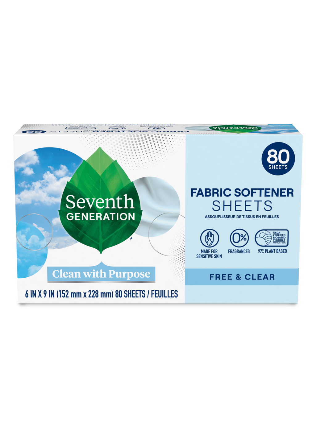 Fabric Softener Sheets - Free & Clear