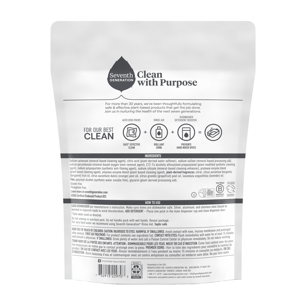Power+™ Dishwasher Detergent Packs - Fresh Citrus