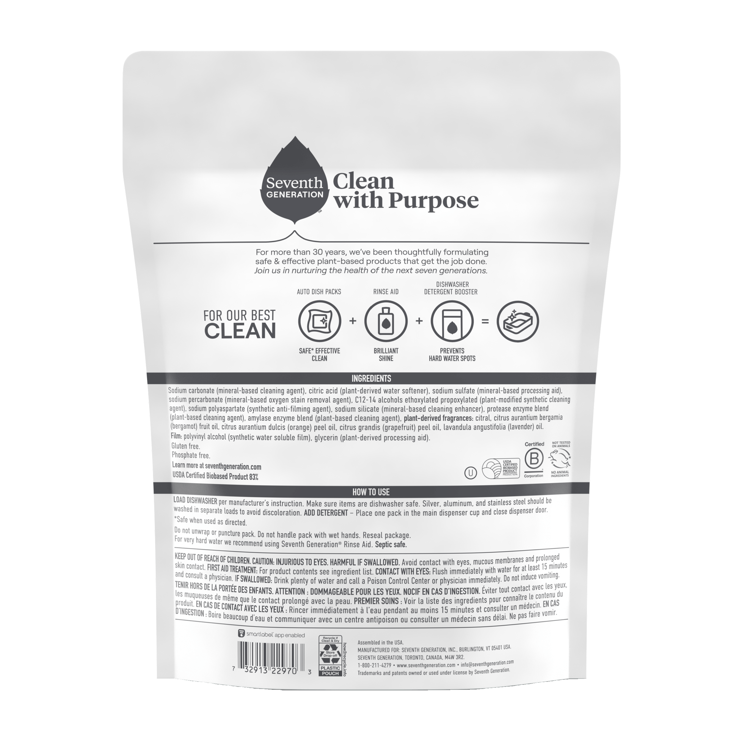 Power+™ Dishwasher Detergent Packs - Fresh Citrus
