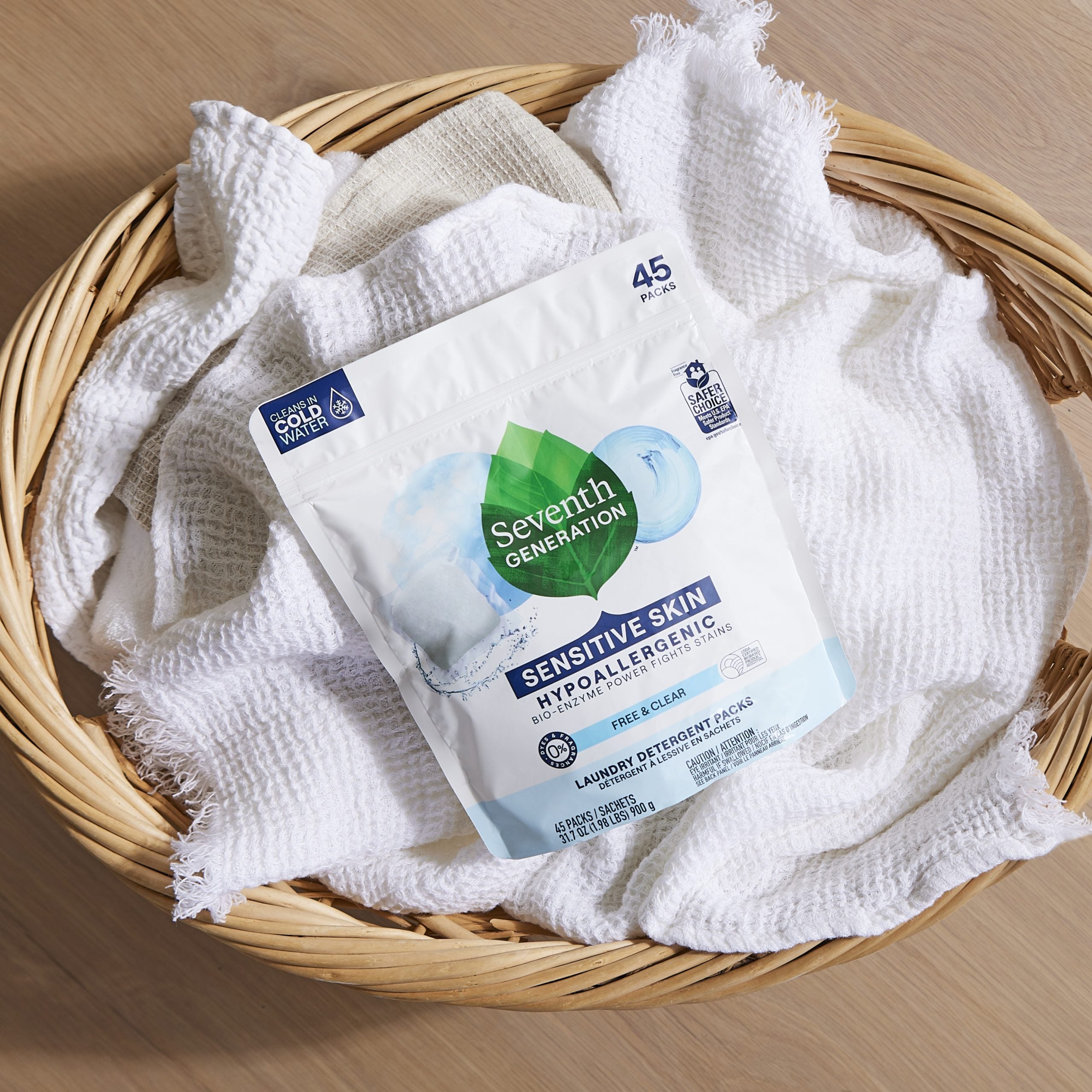 Laundry Detergent Packs - Free & Clear