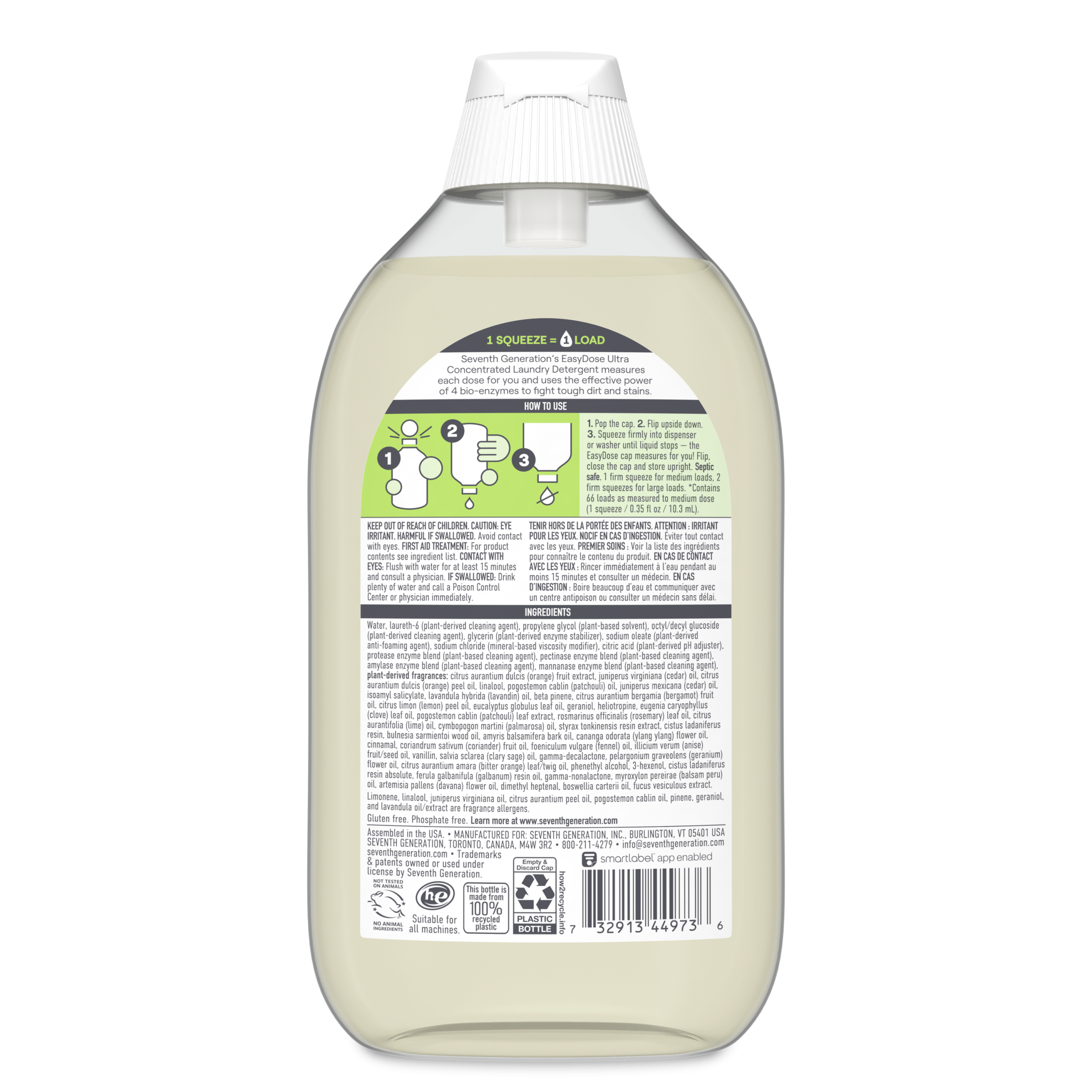 EasyDose™ Power+™ Ultra Concentrated Laundry Detergent - Clean Scent