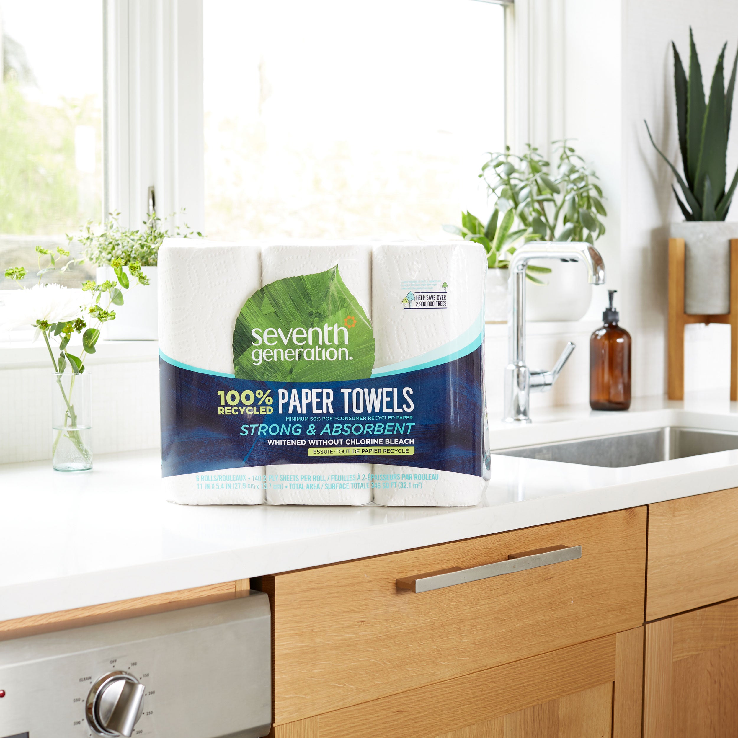 100% Recycled Paper Towels