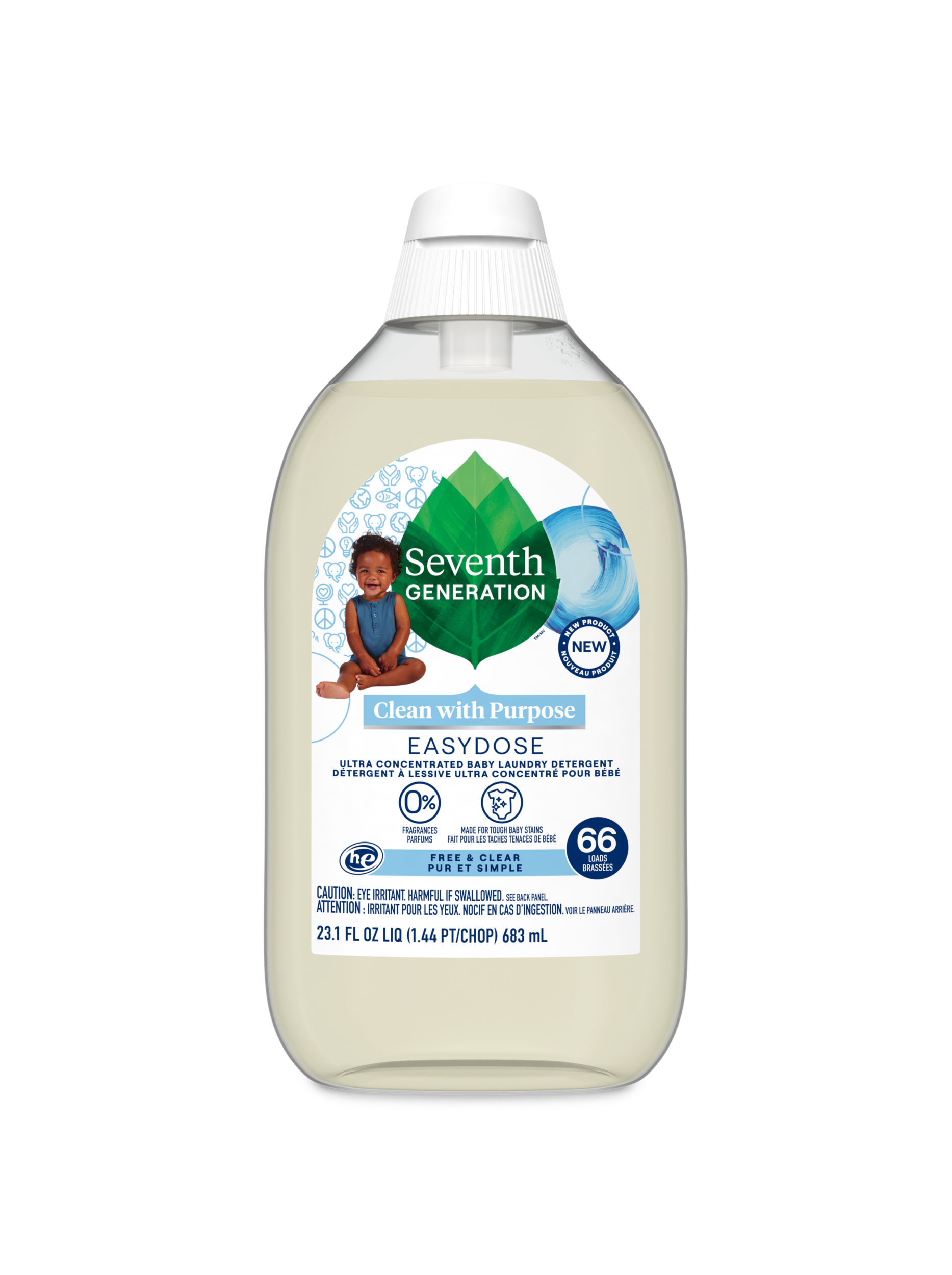 EasyDose™ Ultra Concentrated Baby Laundry Detergent - Free & Clear