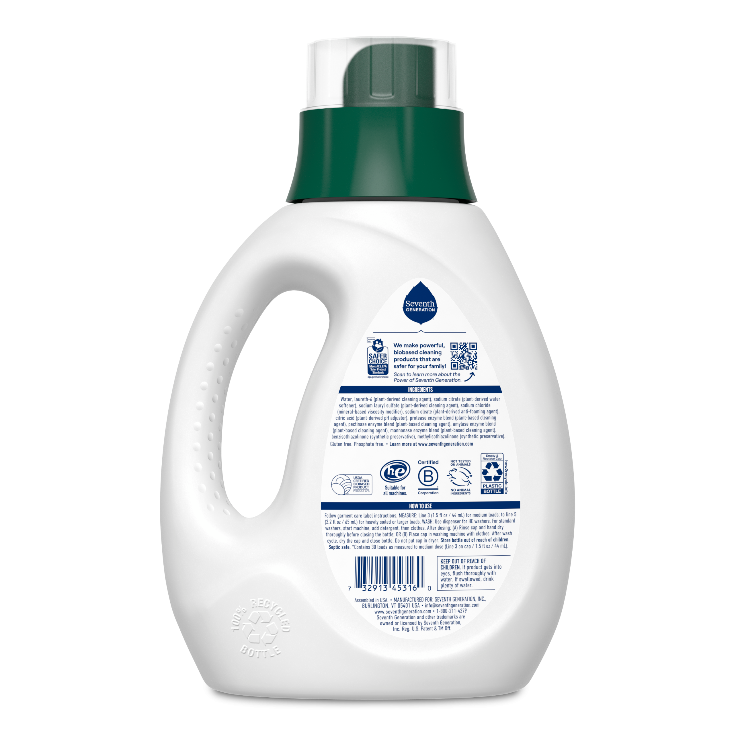 Free & Clear Baby Laundry Detergent - Fragrance Free